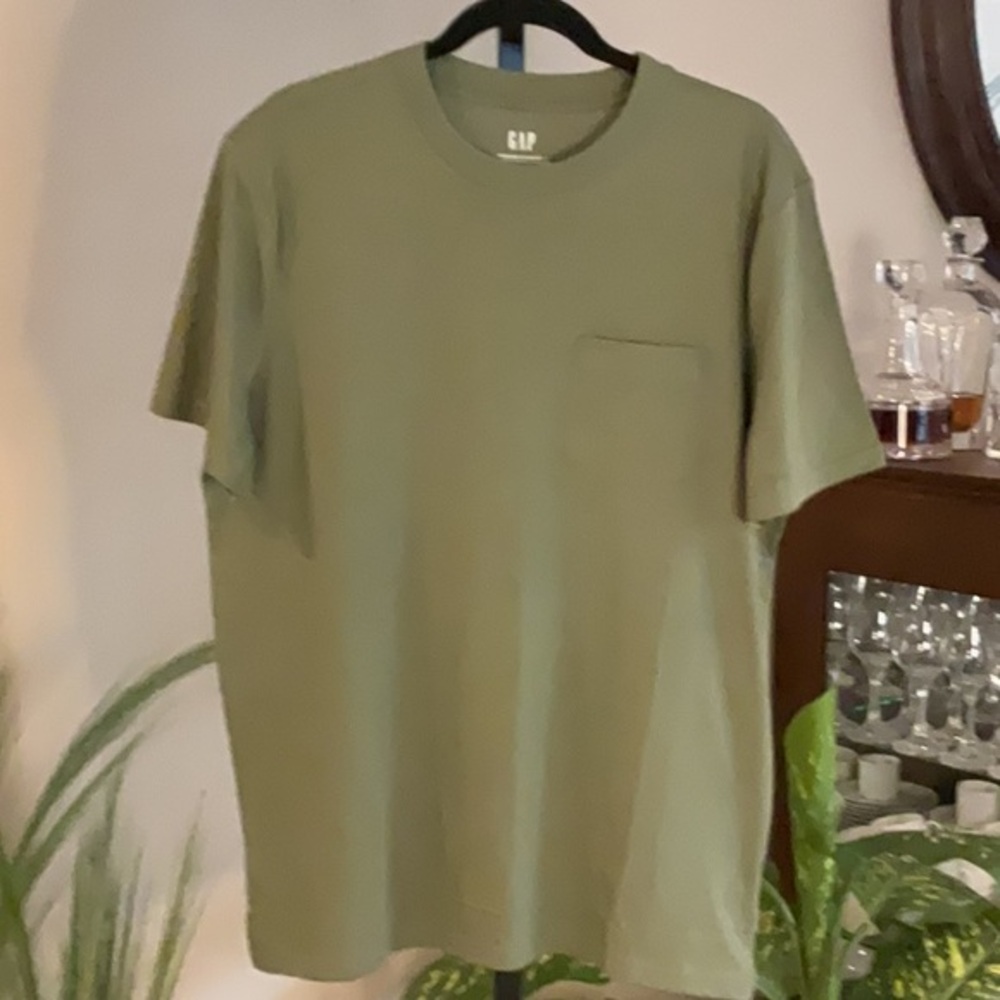 GAP - Organic Cotton Pocket Tee Shirt in Desert Cactus